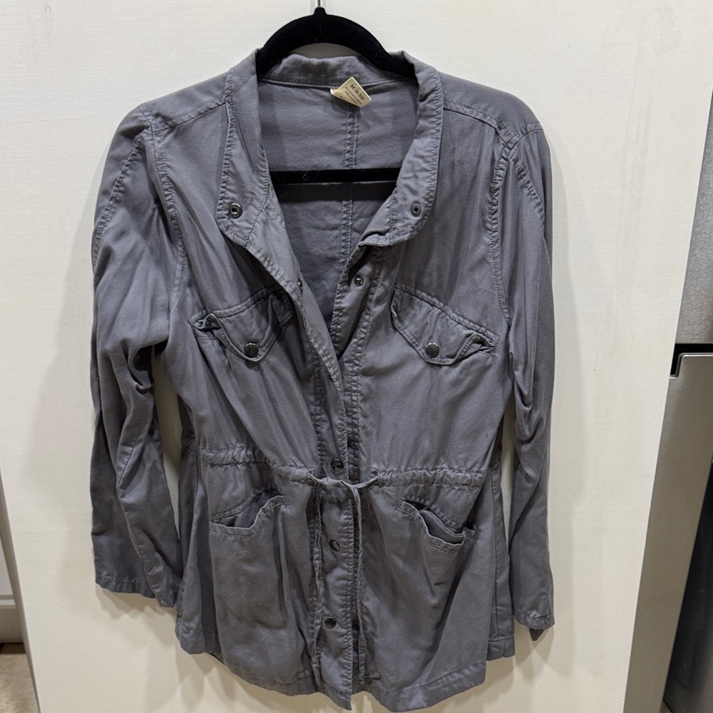 Faded Glory Utility Jacket in Gray